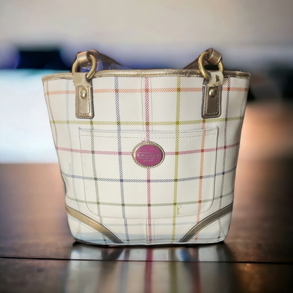 Coach Handbags - Coach Peyton Tattersall